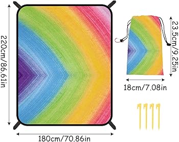 【新品】ピクニックマット　屋外キャンプブランケット　ボヘミアンマット　ピクニック Amazon｜ボヘミアンカーペット ピクニックマット アウトドア