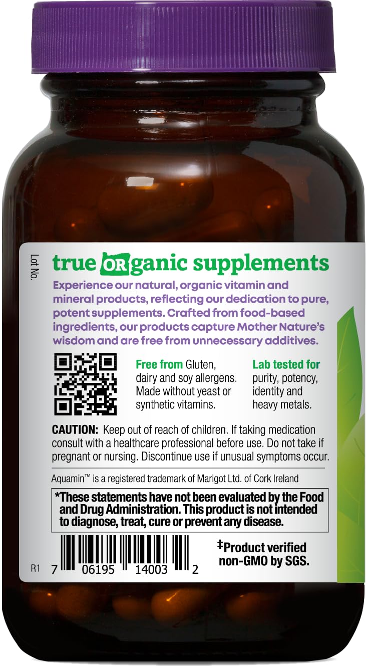 Oregon's Wild Harvest Biotin & Silica USDA Certified Organic Vegan Capsules for Hair, Skin & Nail Support with Microbiome-Supporting Herbs Non-GMO 60 Count — Amazon image 3