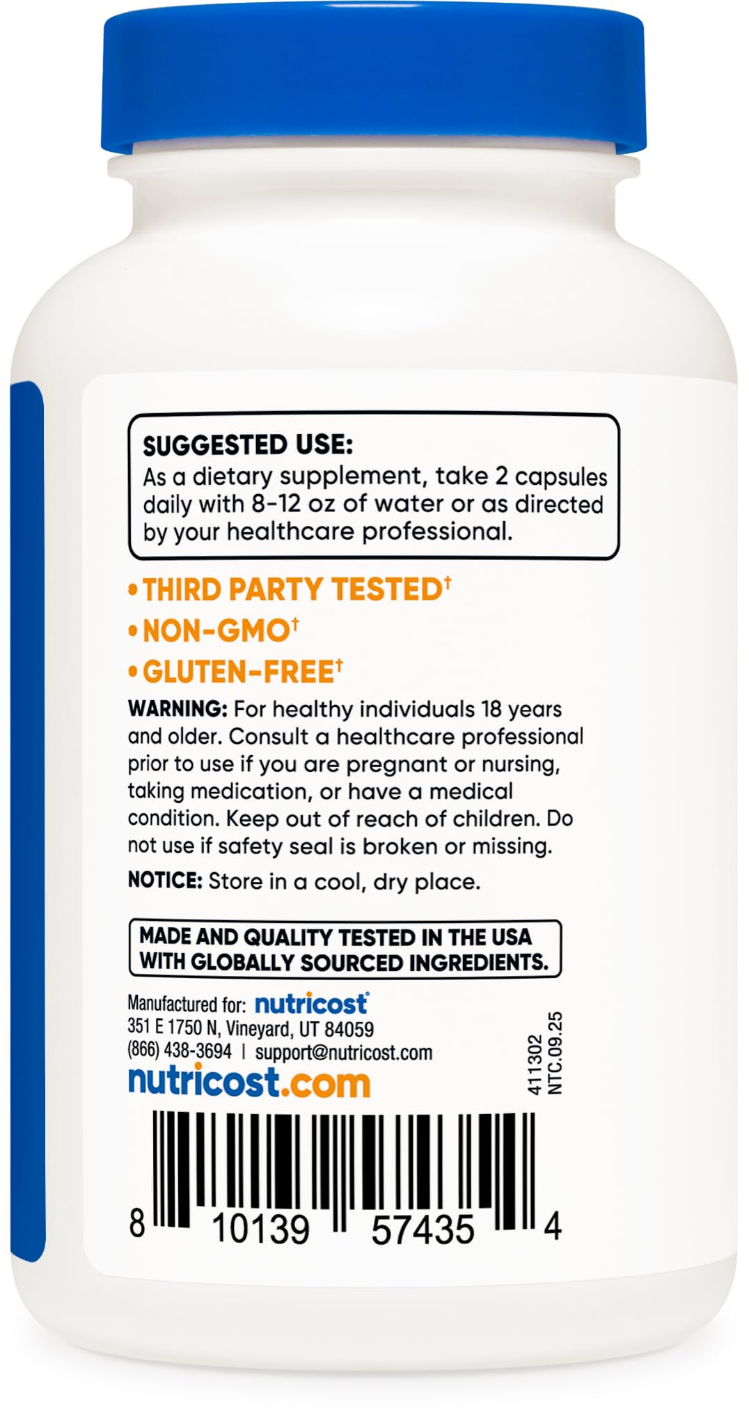 Nutricost Mullein Leaf Extract 120 Capsules for 60 Serving Per Bottle — Amazon image 4