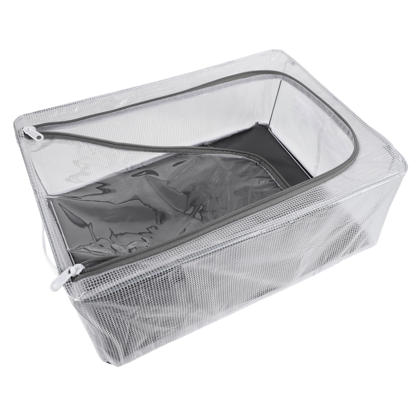 Unomor Stackable Baseball Cap Holder Cap Organizer Box Lid Travel Hat Storage Case Dustproof Hat Containers for Home Bedroom Closet