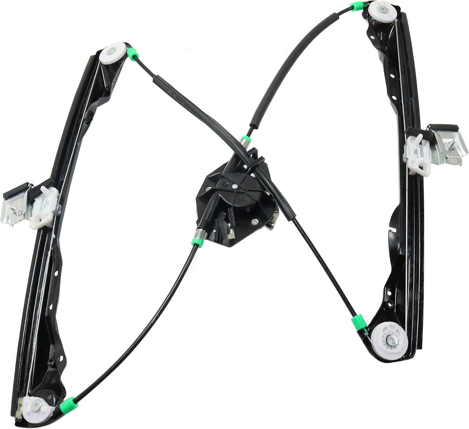 Evan Fischer Manual Window Regulator Compatible with 2000-2007 Ford Focus Sedan Front Driver Side Manual Crank Type