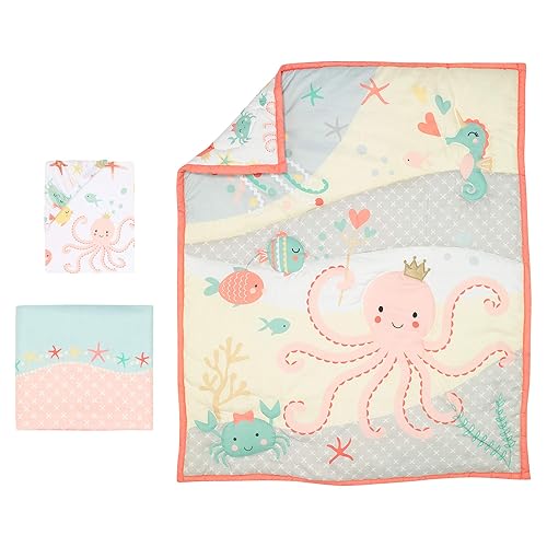 Miniatura 7 de Bedtime Originals Ocean Mist - Juego de cama para cuna, 3 piezas, multicolor