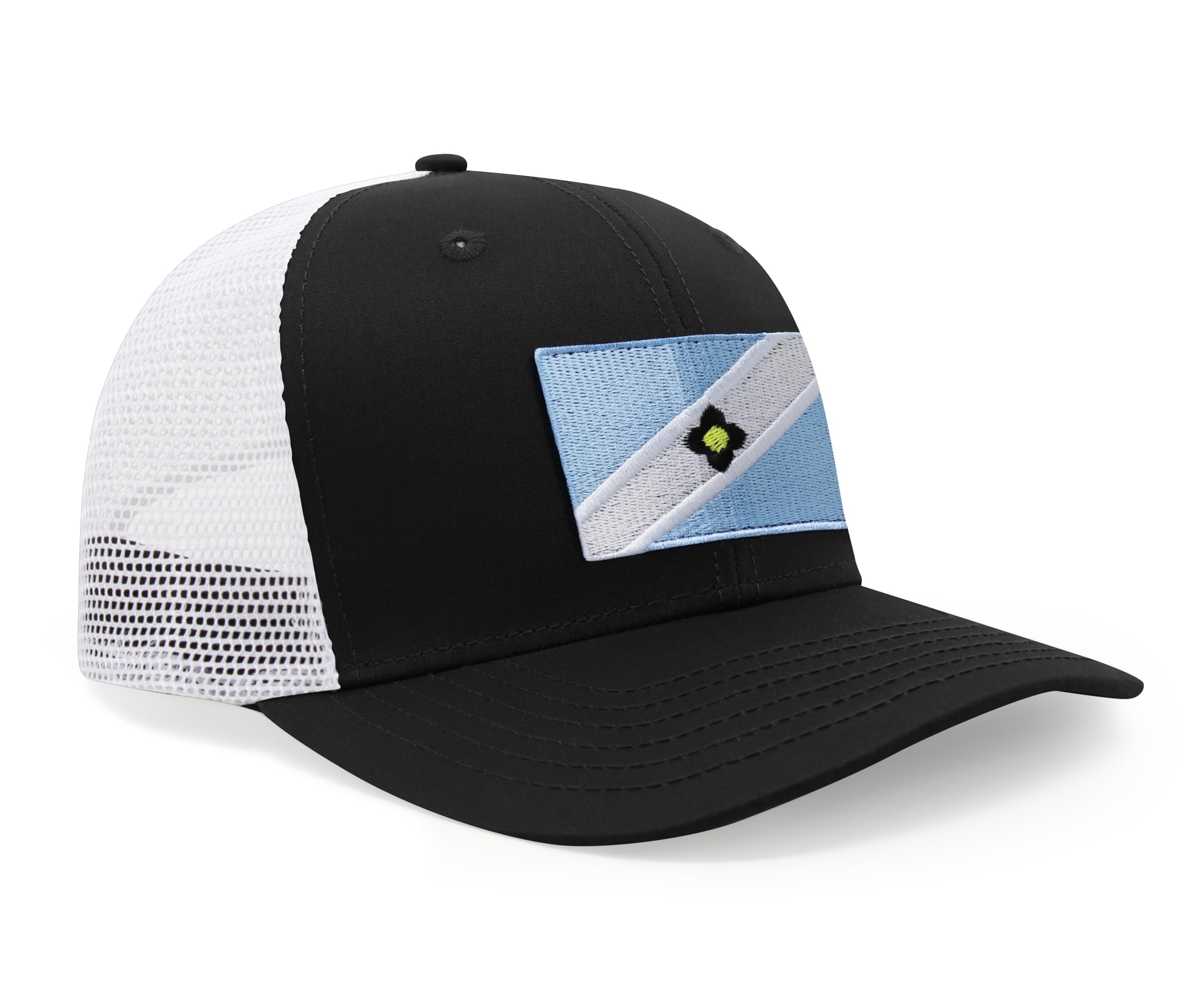 International Tie City Hat for Men and Women, Adjustable Snapback Trucker Baseball Cap with Embroidered Patch