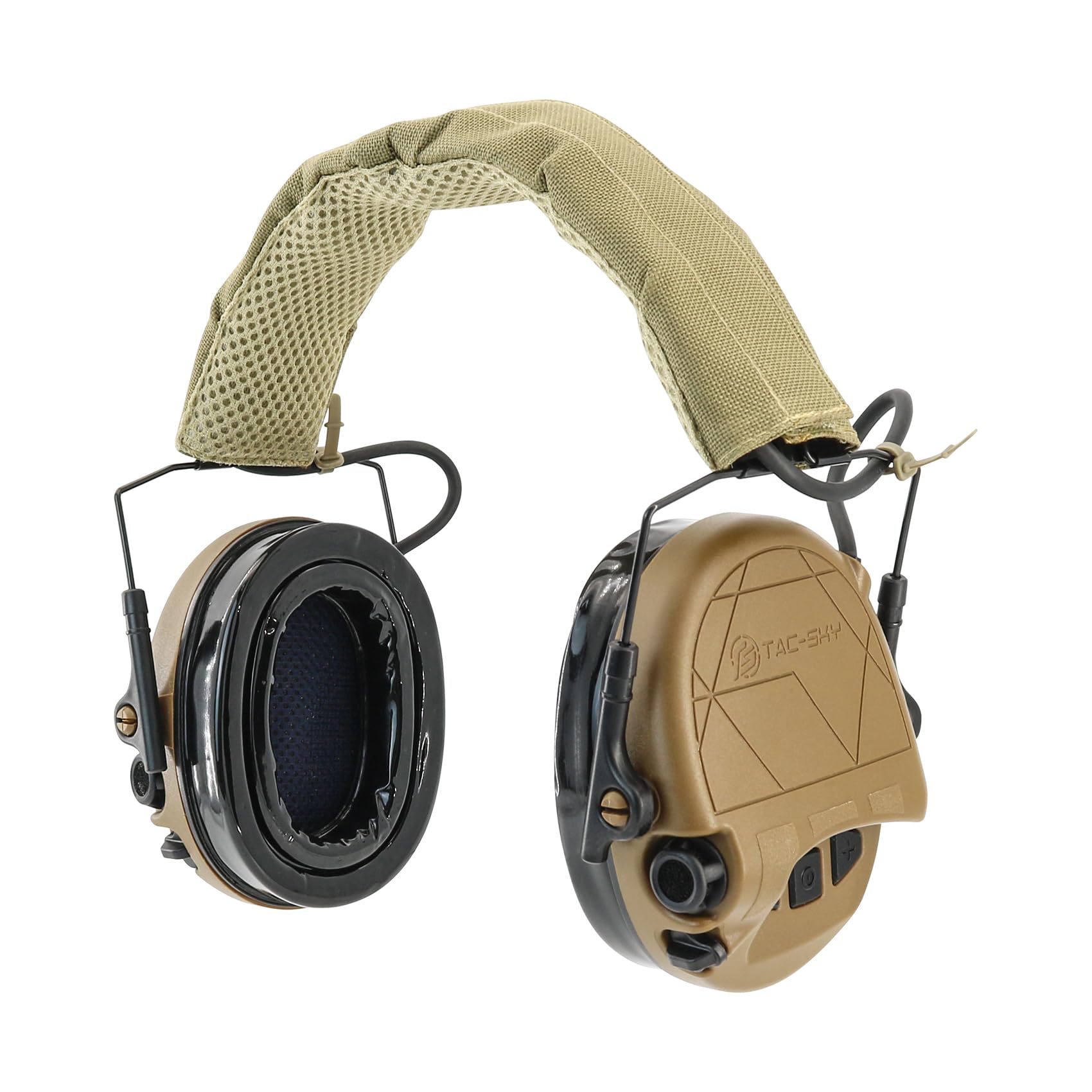 TAC300 - Auriculares electrónicos de protección auditiva, cancelación de ruido, protección auditiva para caza de airsoft