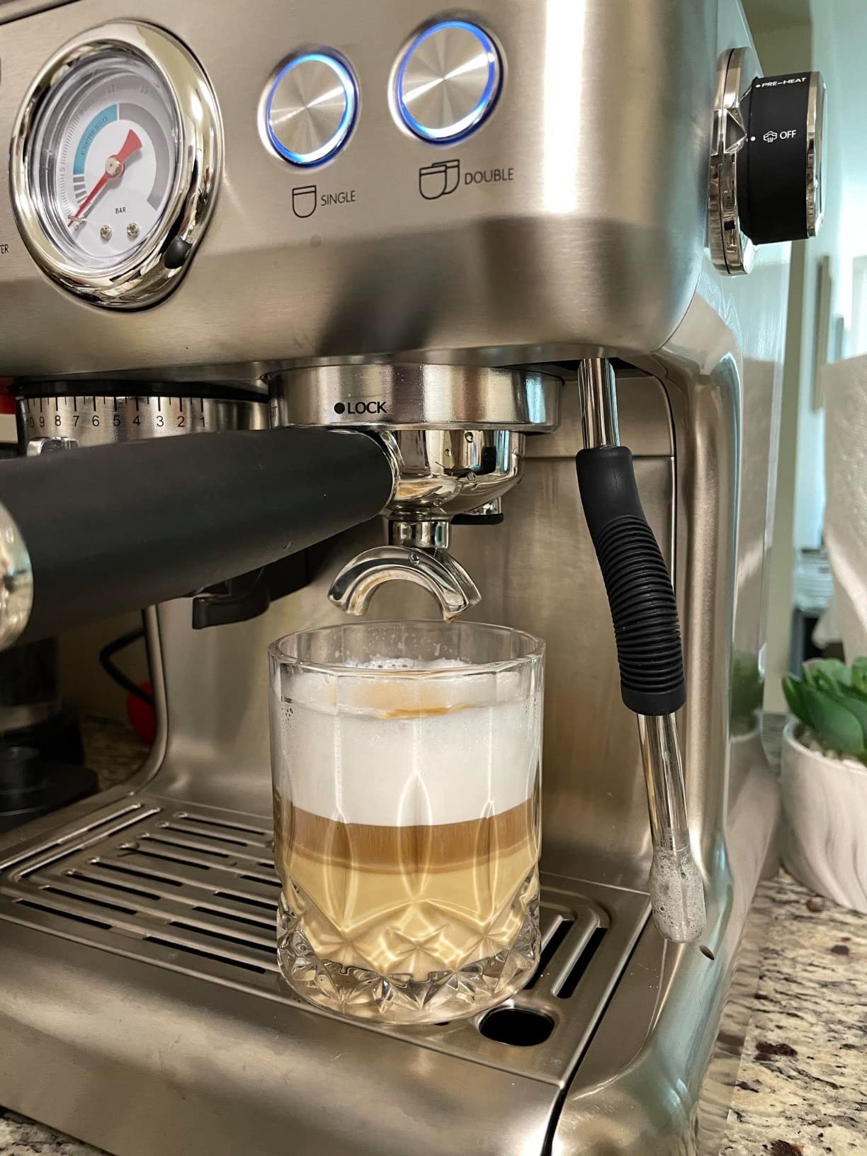 50/mo Finance Sincreative Espresso Machine & Coffee Maker 20Bar