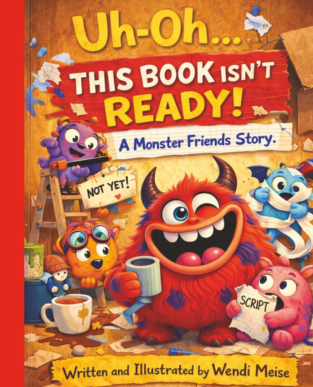 Uh-Oh… This Book Isn’t Ready! A Silly Interactive Monster Story About Mistakes, Creativity, and Big Laughs for Kids Ages 3–8: A Hilarious Interactive ... Stories for Big Feelings and Growing Hearts)
