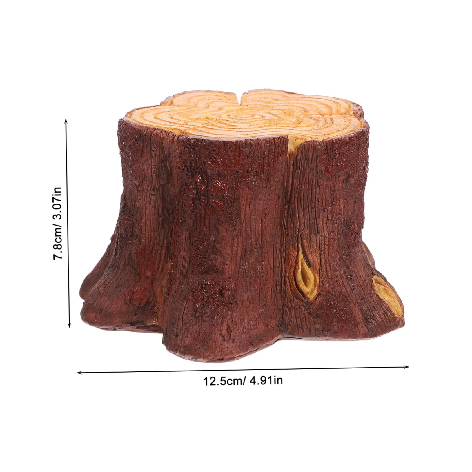 Lampada da Tavolo LED Effetto Fiamma in Resina Forma di Tronco Luce Notturna USB con Fiamma Tremolante Decorazione Portatile per Festa Natalizia e Halloween