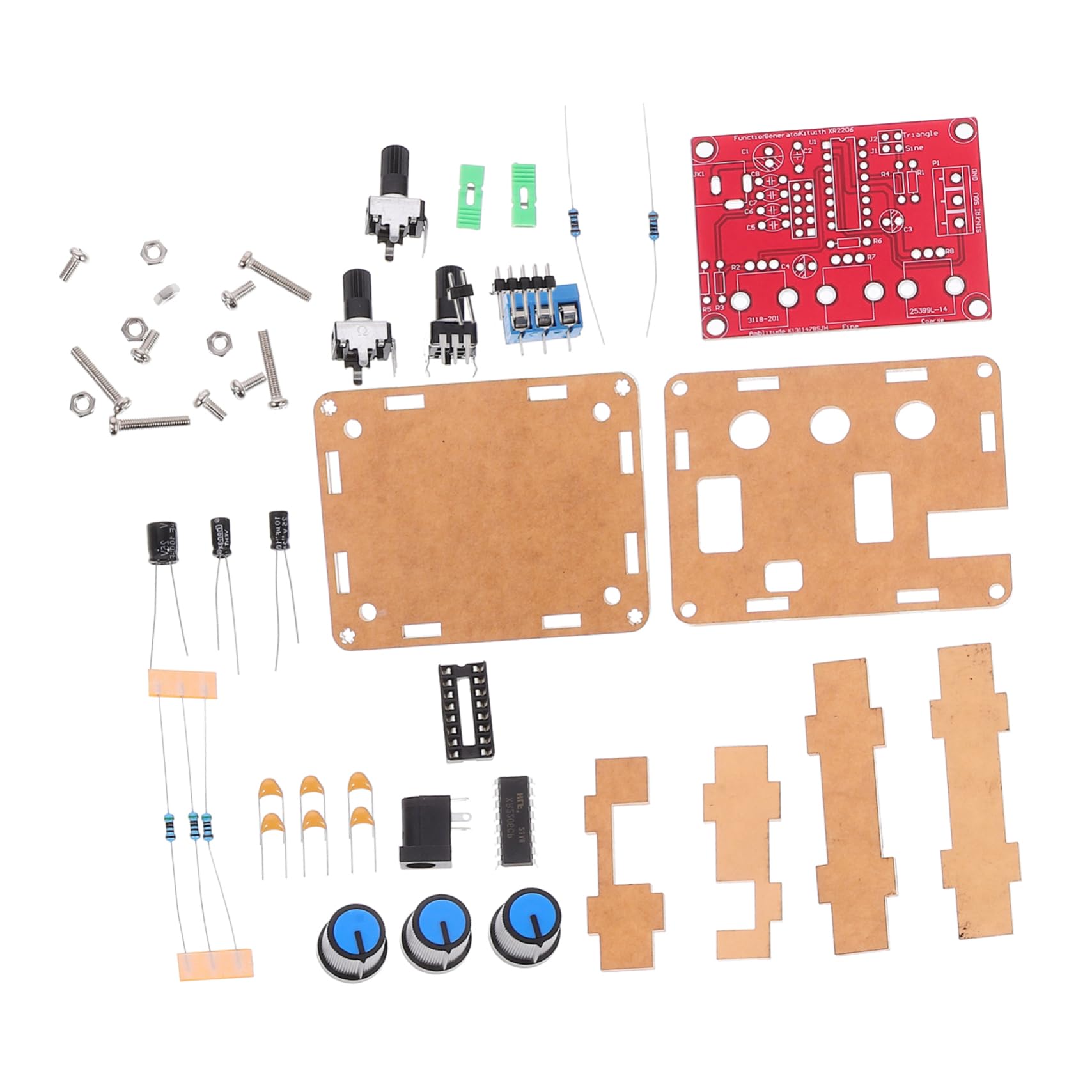 OUNONA All-in-One XR2206 DIY Kit for Electronics Enthusiasts Sine Triangle Square Waveforms for Beginners Advanced Users