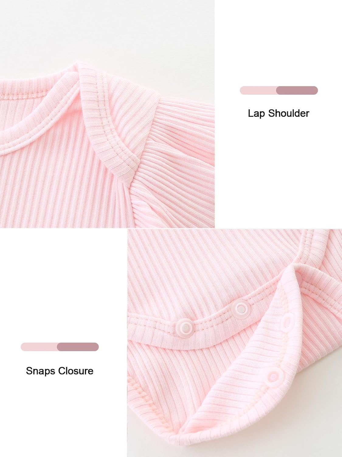 Infant Girl Clothes Long Sleeve Ruffle Bodysuit Floral Pants Bow Headband Sets Fall Winter Spring Outfits - Image 3