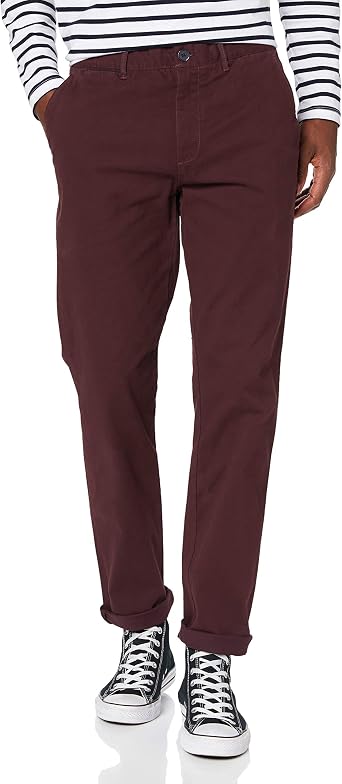Springfield Chino Slim Winter Peach-c/69 Pantalones, Marrón (Maroon  155791269), 36 (Tamaño del Fabricante: 36) para Hombre: Amazon.es: Ropa