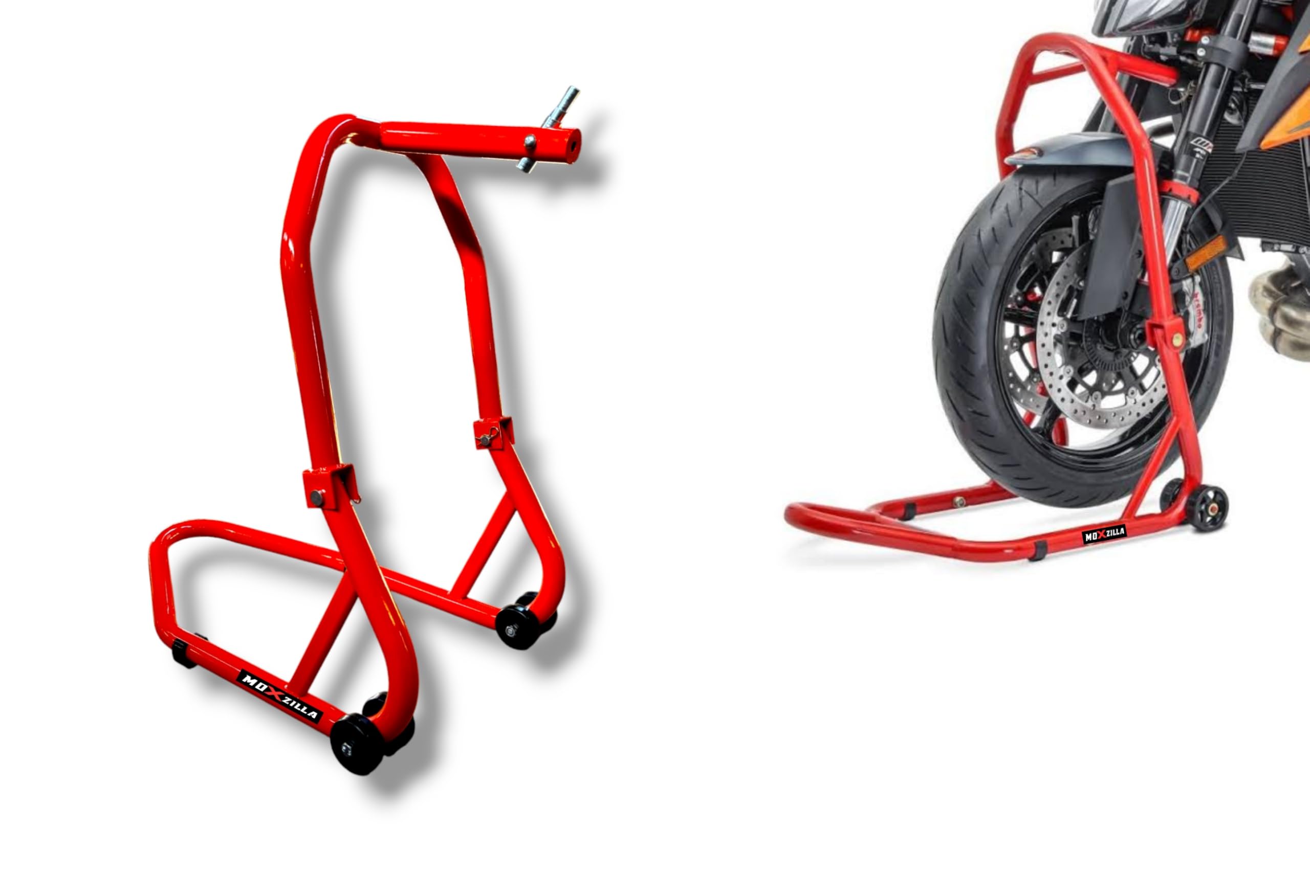 MOXZILLA 2 in 1 Universal Front and Rear Wheel Paddock Stand Suitable for All Model Bikes-image-38
