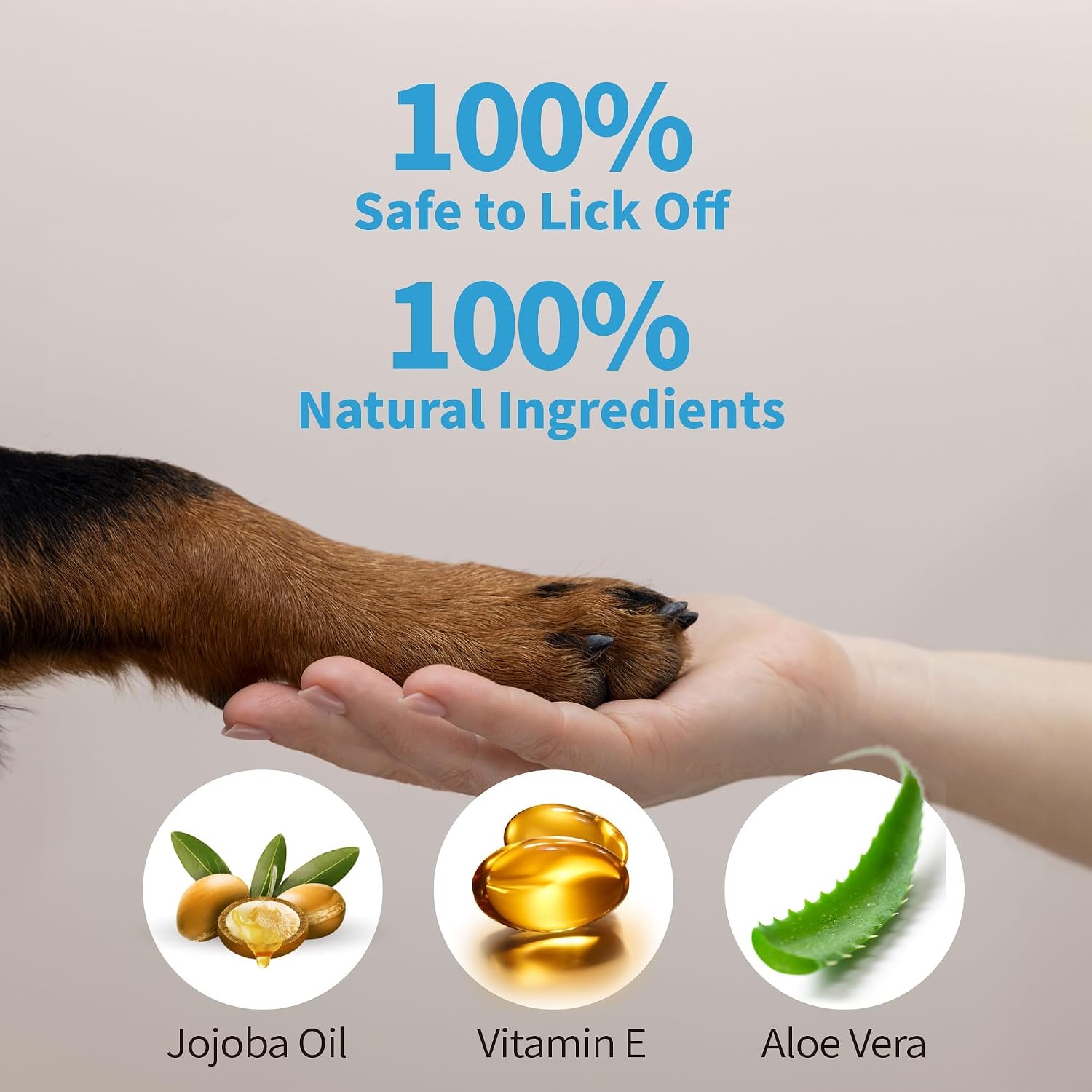 Mooncat Cat Paw Balm — Moisturizes Dry Cracked Paws & Nose, Natural image 4