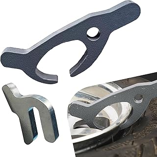 2 PCS Tire Bead Breaker, Stainless Steel Tire Bead Holder, Anti-Slip Tire Changing Tool, Universal for Motorcycle Motorbike Dirt Bike Scooter ATV (Silver)