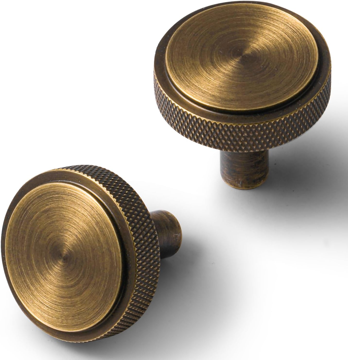 10 Pack 5 Inch Antique Brass Knobs Cabinet Kitchen Pulls Dresser Drawer Handle Hardware Vintage Decorative Pulls, M