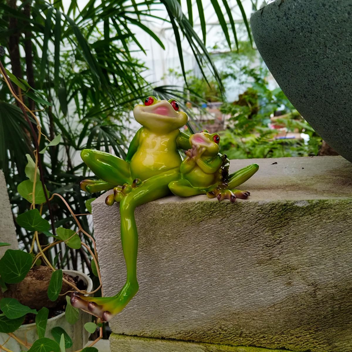 Figurine D'animal En Résine Décorative Pour Pelouse, Jardin, Motif