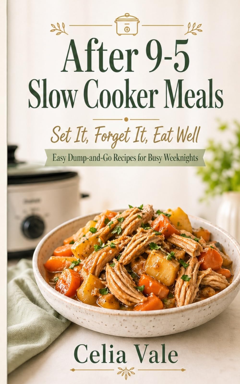 After 9-5 Slow Cooker Meals: Set it,Forget it,Eat Well,Easy Dump-and-Go Recipes for Busy Weeknights