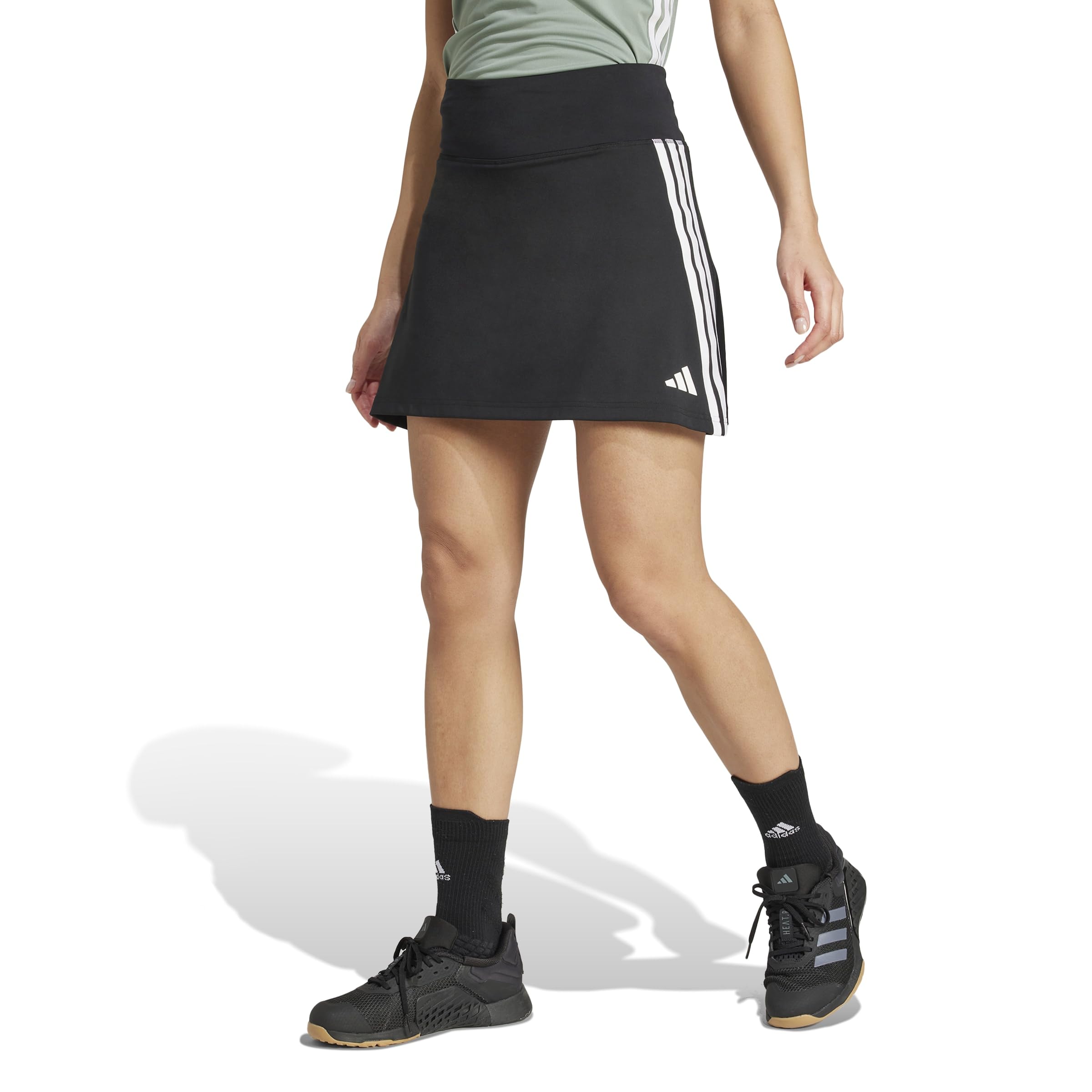 adidas Women's Train Essentials 3-Stripes Workout Skort-picture-11