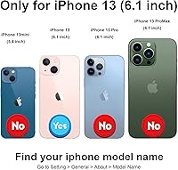 Vista 2 de HAOPINSH Funda tipo cartera para iPhone 13 con tarjetero y diseño floral de flores en la parte trasera, de piel sintética, con ranuras