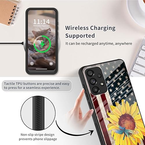 Miniatura 641 de Funda para Samsung Galaxy A13 5G, cuerpo completo resistente de vidrio templado alto+TPU suave parachoques funda protectora para Galaxy A13 5G