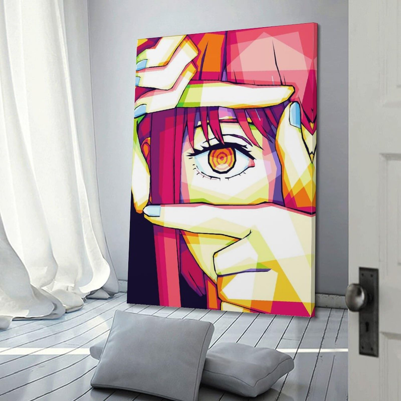 Impression sur toile représentant l'anime Chainsaw Man Power and Denji - Décoration murale moderne pour chambre à coucher - 40 x 60 cm Impression sur toile représentant l'anime Chainsaw Man Power and Denji - Décoration murale moderne pour chambre à coucher - 40 x 60 cm