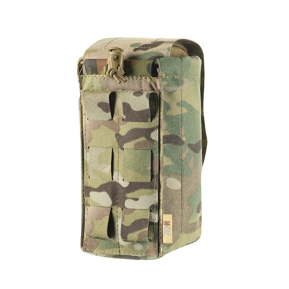 M-Tac Bolsa táctica pequeña Elite – Molle Laser Cut IFAK – Organizador de primeros auxilios Cordura 500D, extracción vertical, bolsa de emergencia militar, multicámara