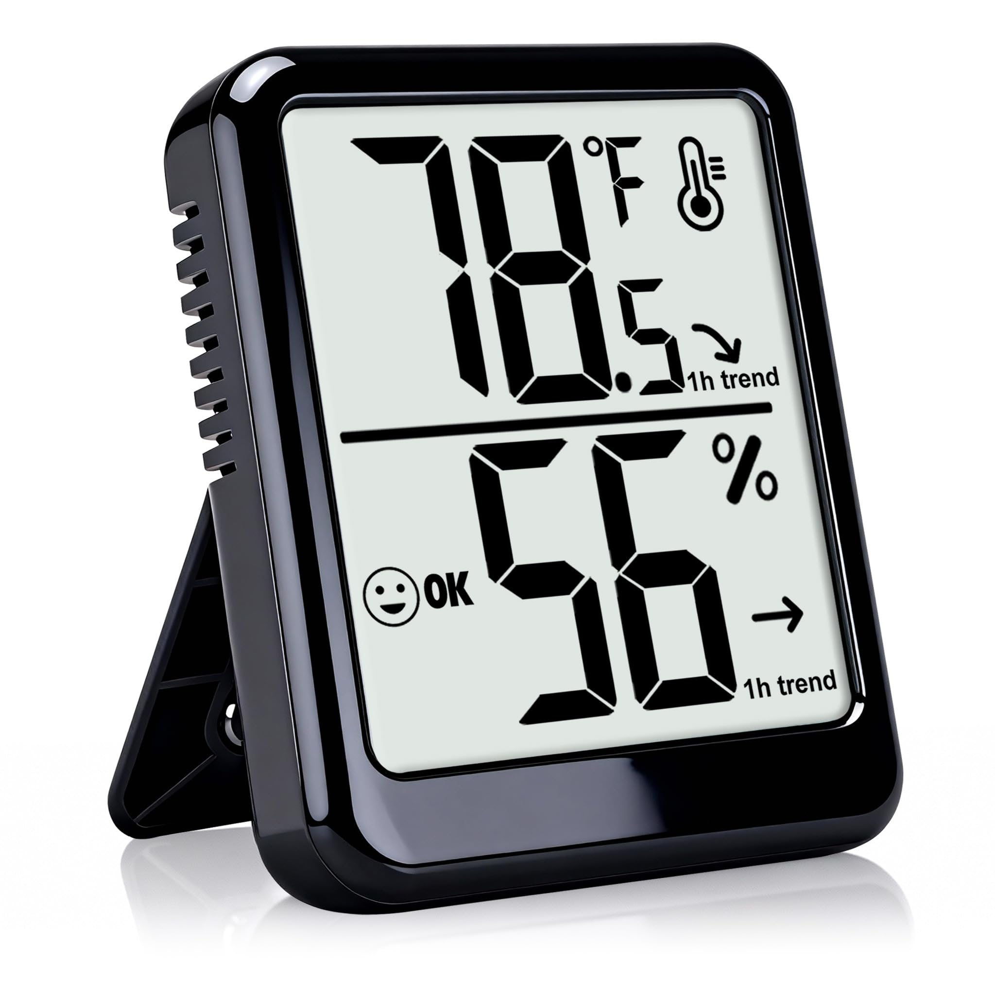 Room Thermometer Indoor Hygrometer Humidity Meter Gauge Digital Temperature and Humidity Sensor Monitor for Home Office House Pets
