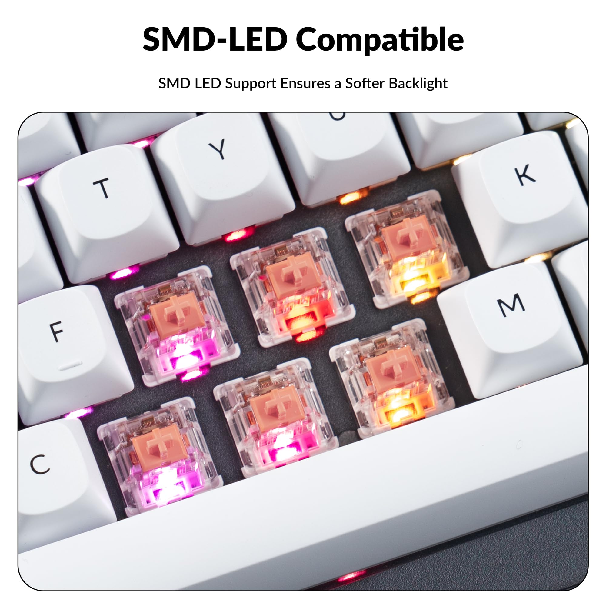 Keychron Silent K Pro Red Mechanical Switches – 110PCS, Quiet