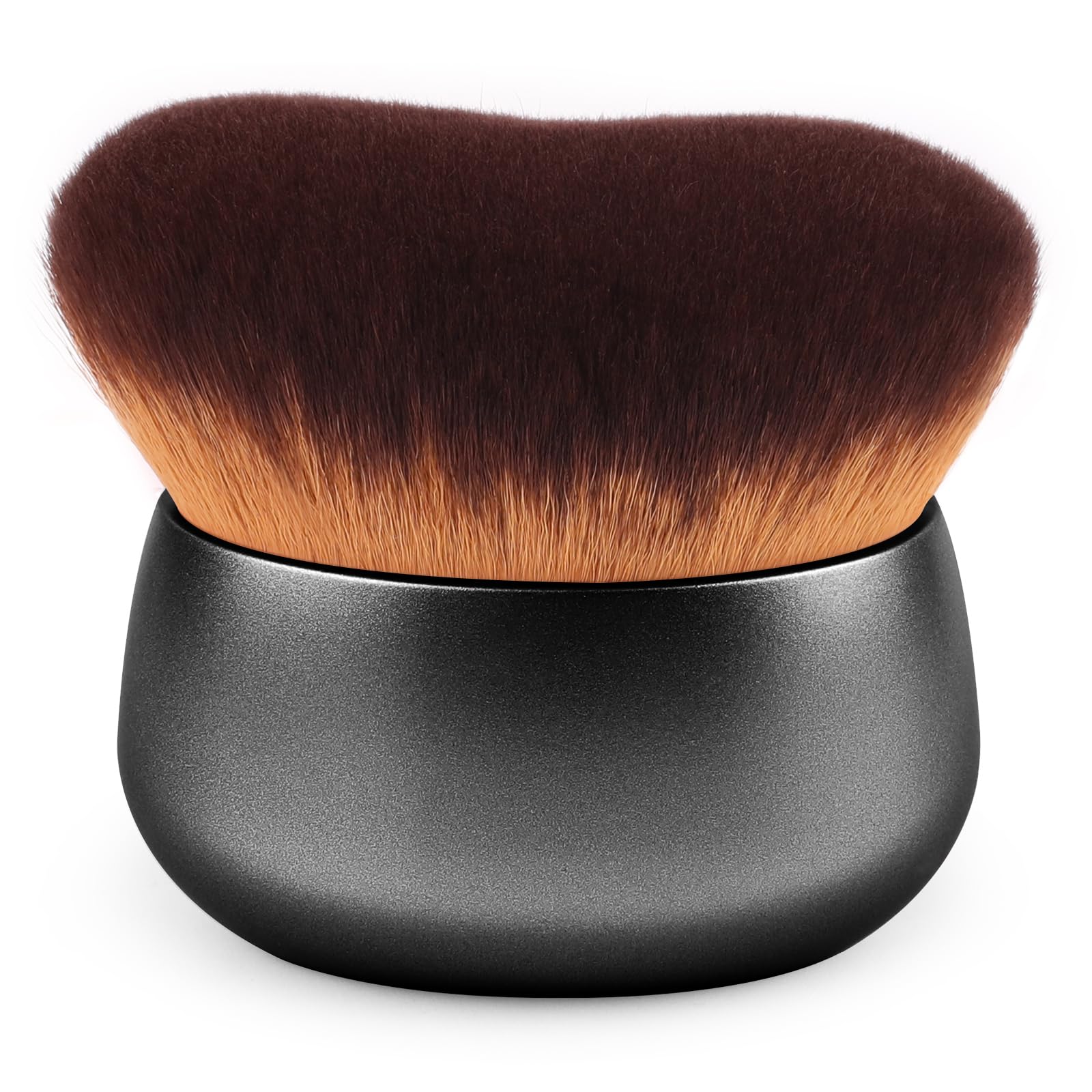 GloréBrochas 75MM Extra Large Self Tanner Kabuki Makeup Brush – Ultra Soft Dense Vegan Bristles for Body Makeup, Bronzer & Foundation–Applies Tanning