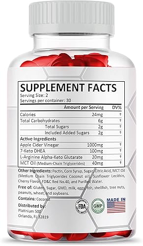 Miniatura 8 de Paquete de 3 gomitas Simpli Health ACV Keto, máxima fuerza