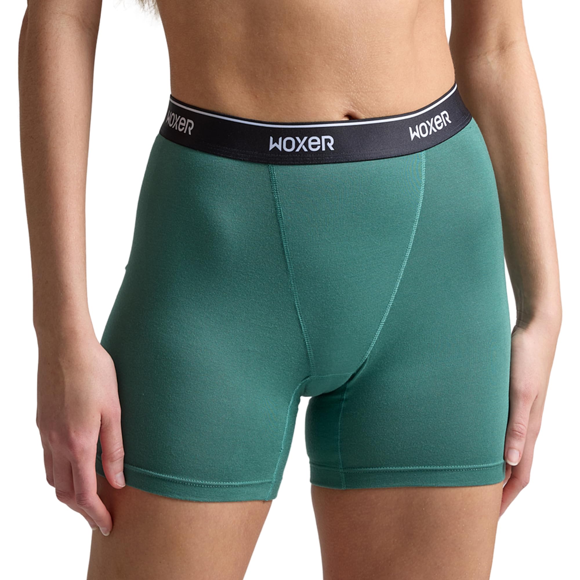Woxer Womens Baller 5 Inch High Waisted Boy Shorts