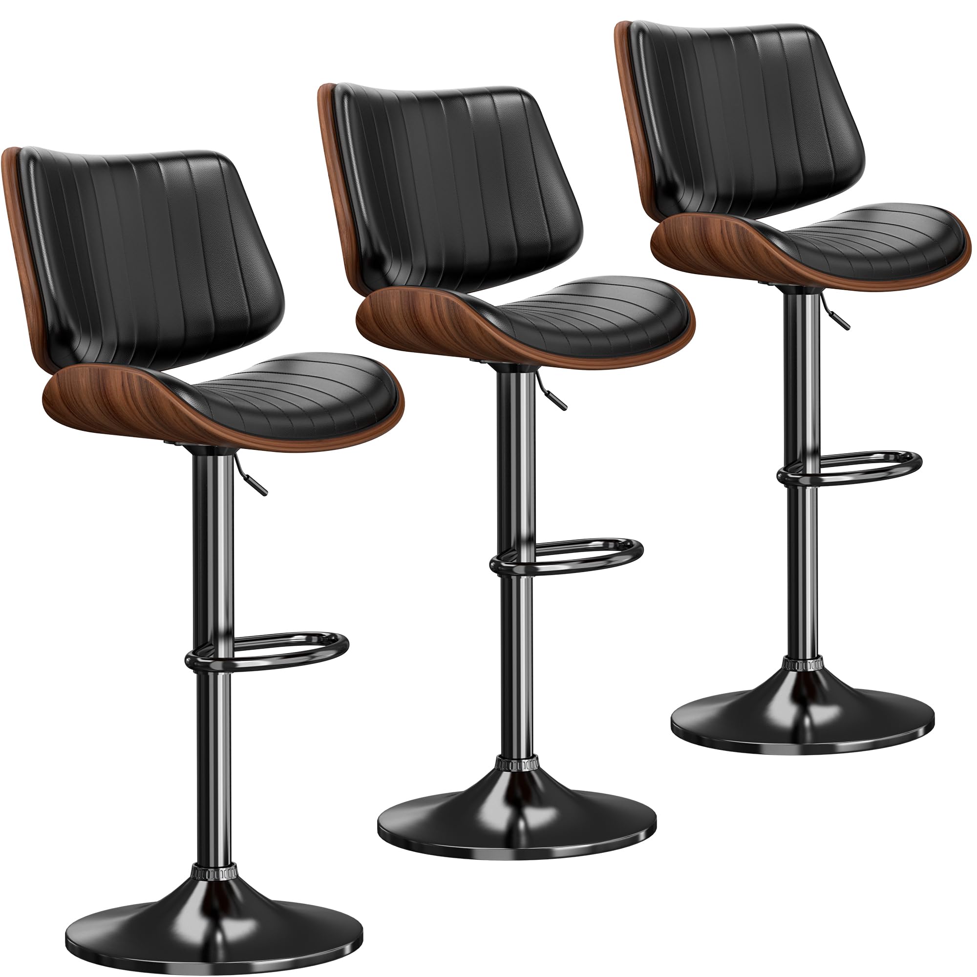 REONEY Swivel Bar Stools