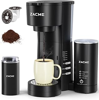 ZACME 4-in-1 Coffee Maker with Frother