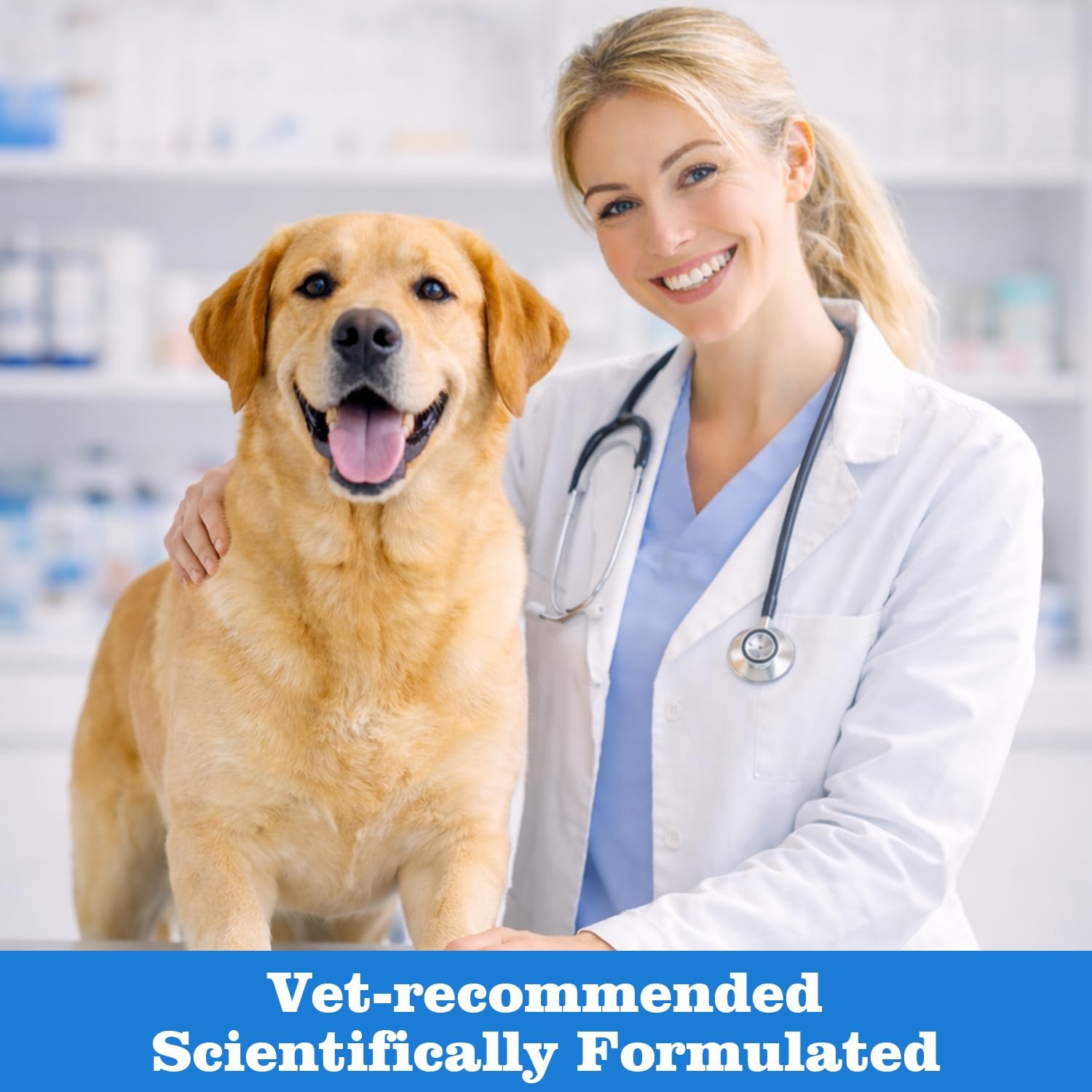 Wormer Tablets for Puppies and Large Dogs, De-Wormer for Dogs, Oral Treatment of Tapeworm, Roundworm & Hookworm, Worm Remover (Praziquantel & Pyrantel Pamoate), 50 Tables