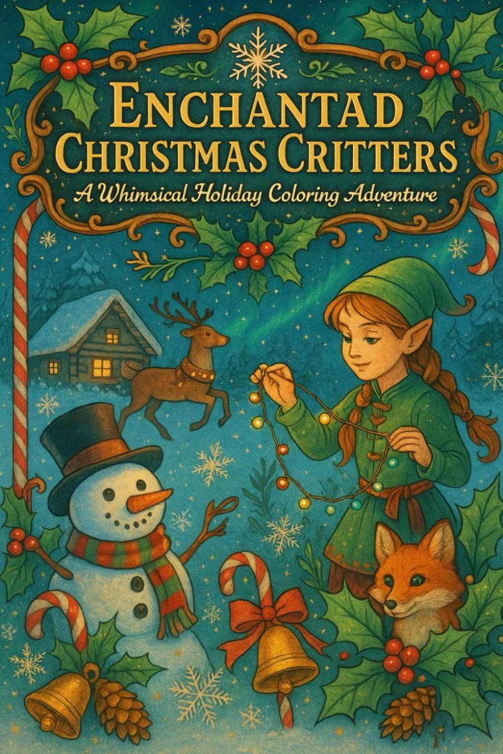 Enchanted Christmas Critters: A Whimsical Holiday Coloring Adventure