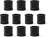34 Black Coupling, 10 Pack 34 Threaded Pipe Coupling for Steam-punk Vintage Shelf Bracket DIY Plumbing Pipe Decor Furniture 10, Black 34 Inch