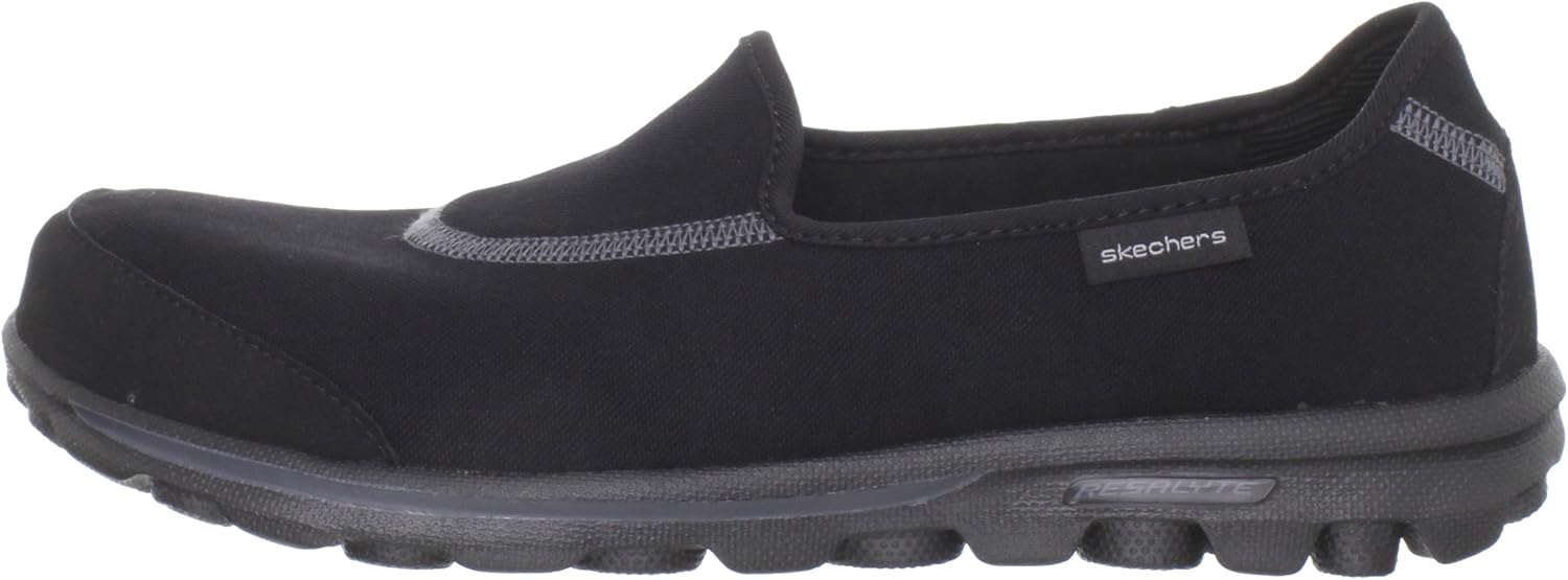Skechers Performance Women's Go Walk Slip-On Walking Shoe 5 Black