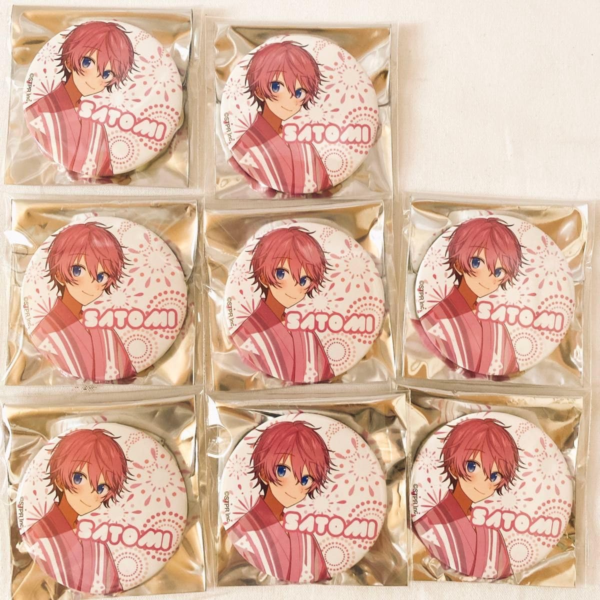 すとぷり　さとみ　缶バッチ　マリン　等身 さとみくん 2023Summer マリン 等身 缶バッジ - メルカリ