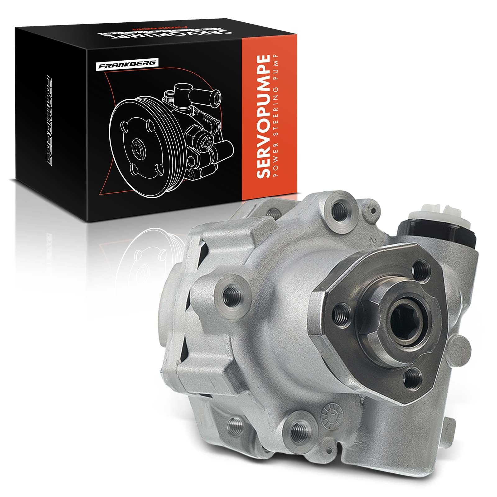 Frankberg Pompa servosterzo Compatibile con Transporter IV Bus 70B 70C 70J 70K 7DB 7DC 7DJ 7DK 1.9 TD 1.9 D 2.5 TDI 2.5 TDI S.y.n.c.r.o 2.0 2.4 D 2.4 D S.y.n.c.r.o 1990-2003 044145157AX,044145157A