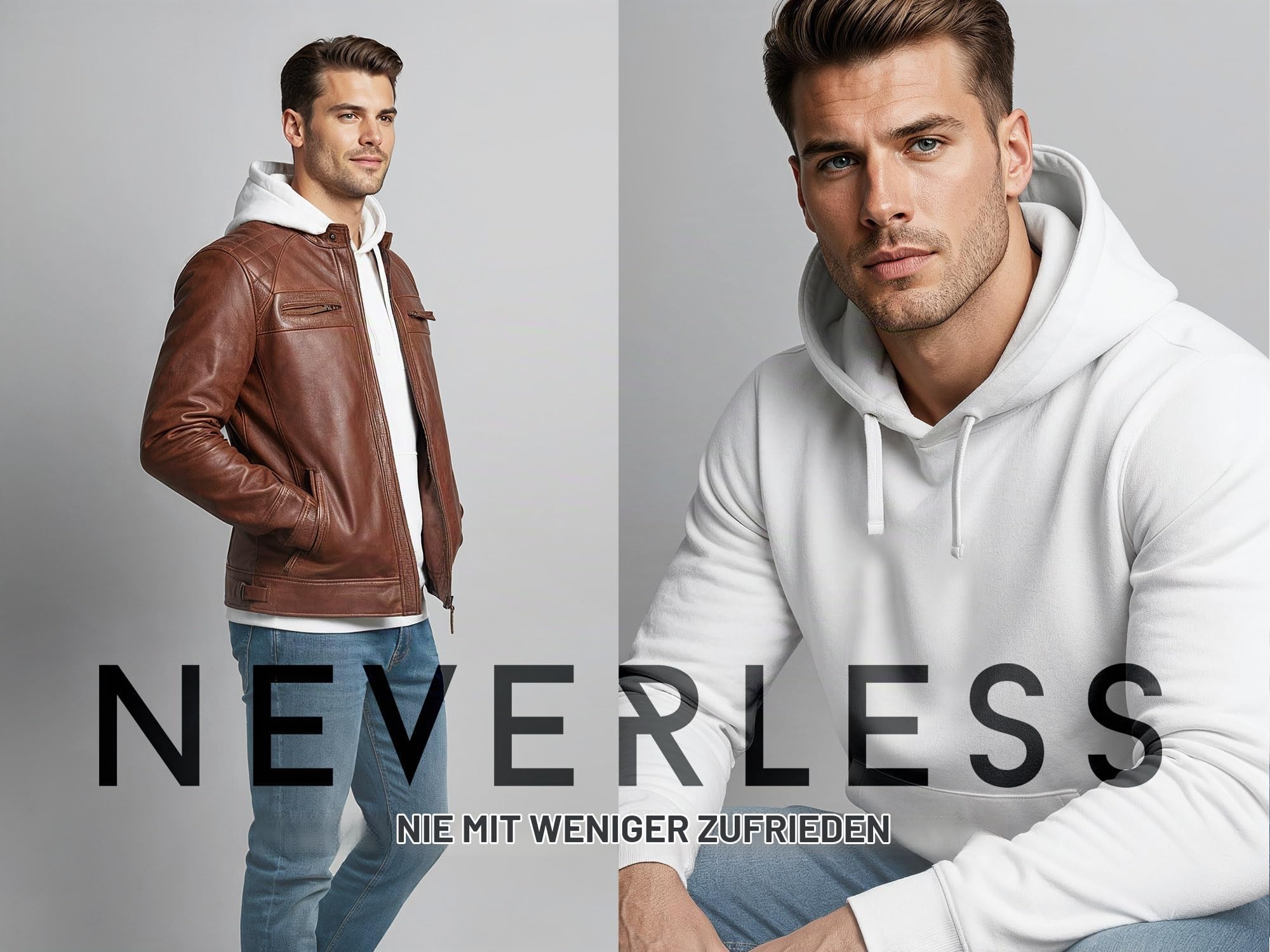 Neverless® Hoodie Backprint Herren UFO Waschbärr Alien Print Rückenaufdruck Kapuzen-Pullover Männer Fashion Streetstyle