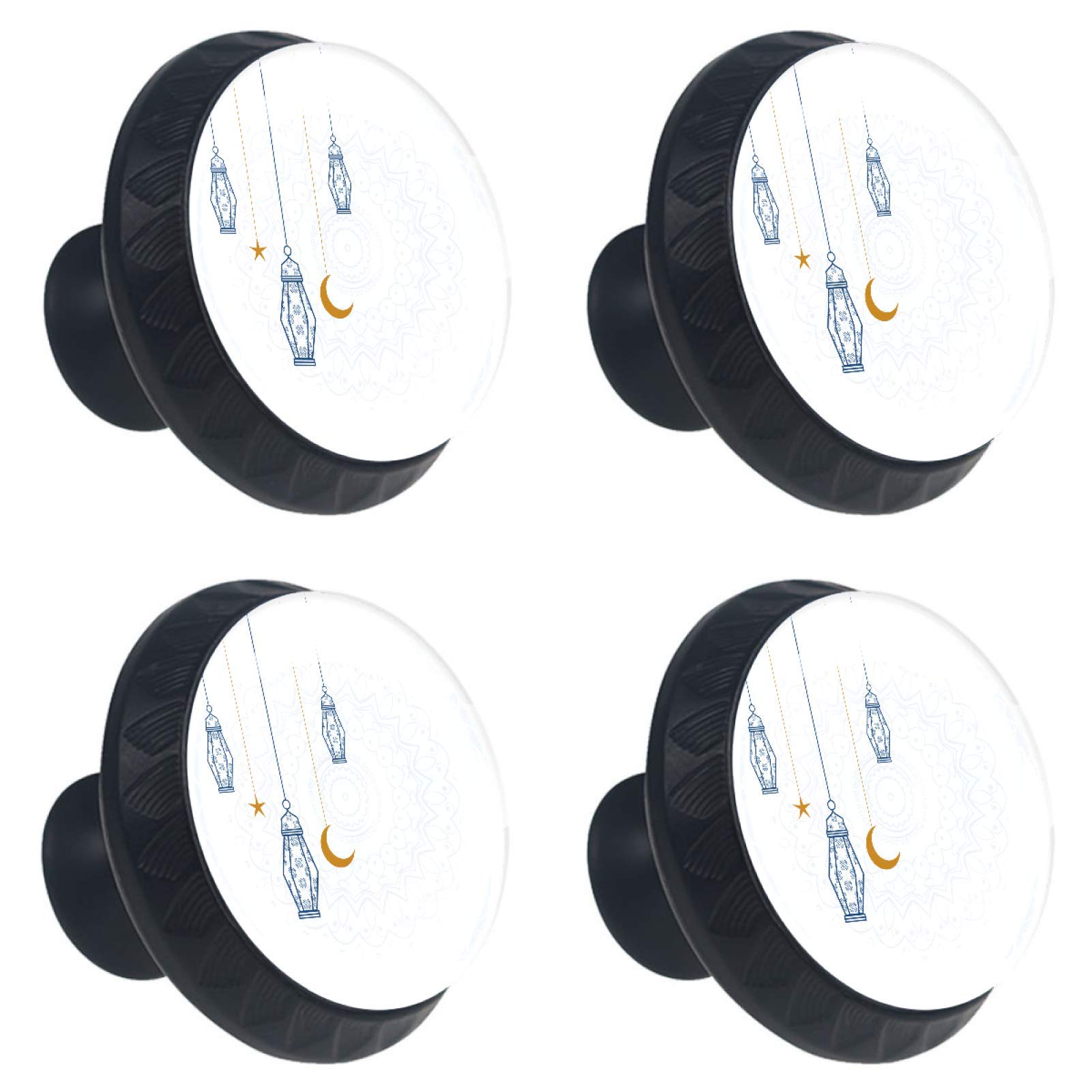 Boutons de tiroir islamiques en cristal 30 mm poignée meuble maison bureau