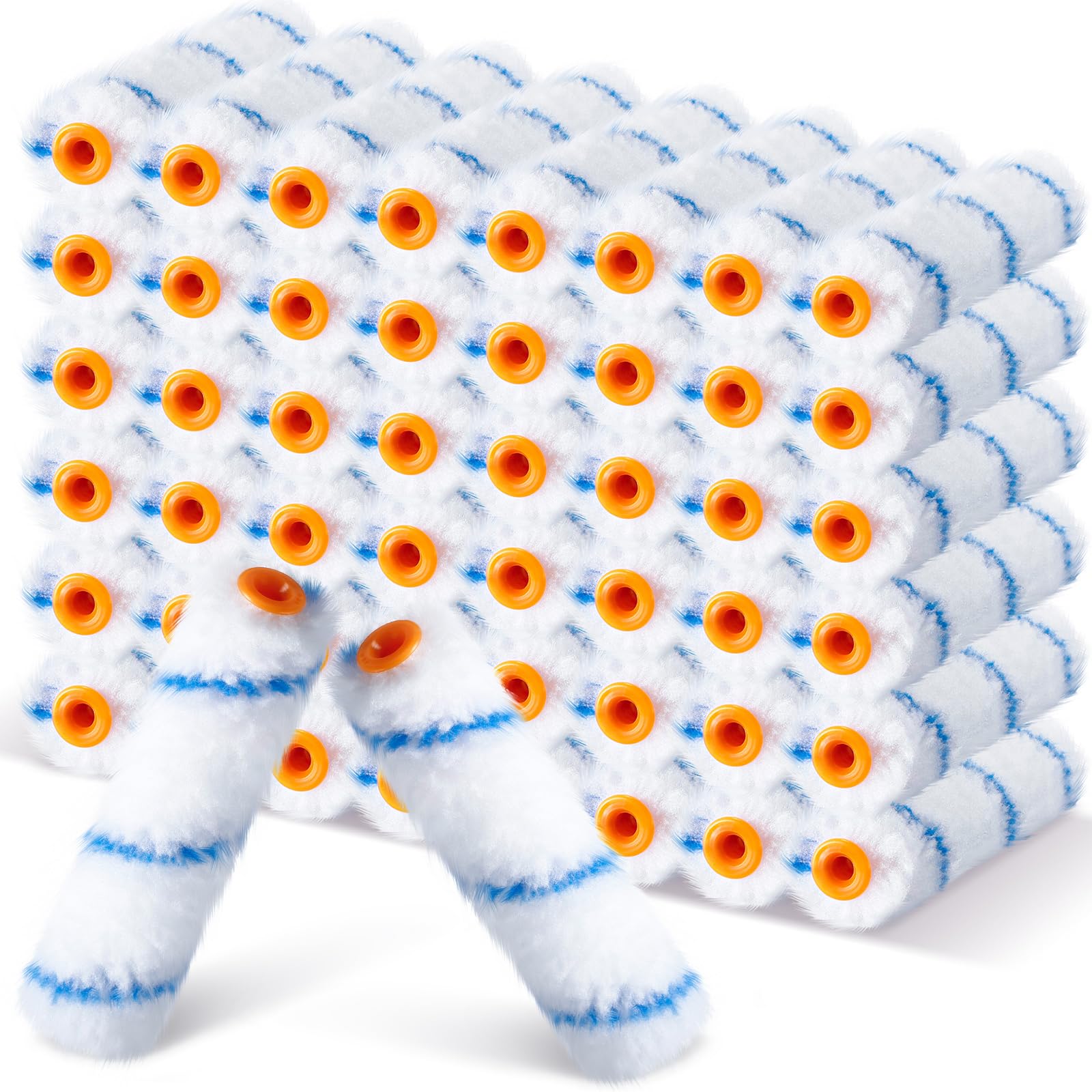 Photo 1 of Leumoi 50 Pcs 6 Inch Microfiber Paint Rollers