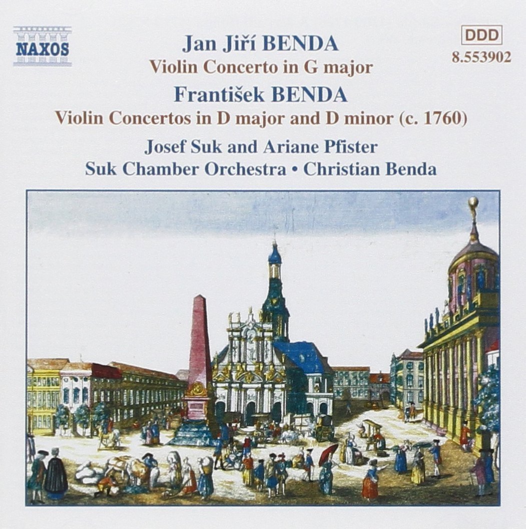 Jan Jiri Benda - Jan Jiri & Frantisek Benda: Violin Concertos, Vol. 1 CD Album - Used