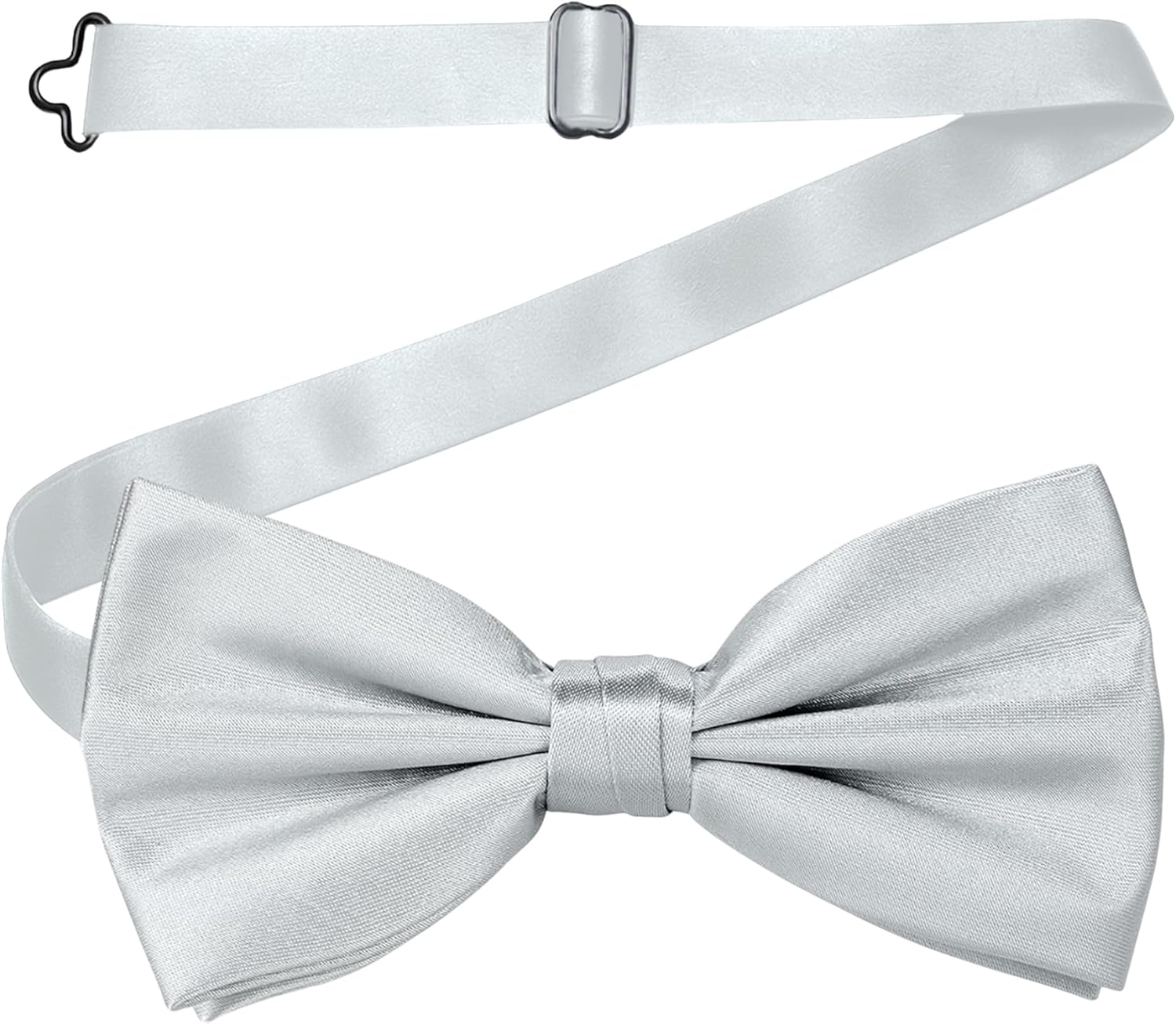 Trimming Shop Men's Bow Ties 13cm X 5cm Silver : Amazon.ca