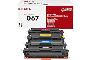 Canon 067 Toner Cartridges Set: Exceptional Print Quality and High Performance