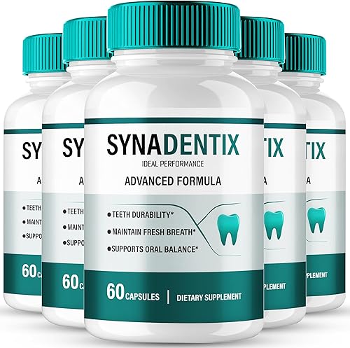 SynaDentix - Cápsulas oficiales de Syna Dentix, píldoras de suplemento de salud oral Syna Dentix, máxima fuerza, totalmente naturales para la salud