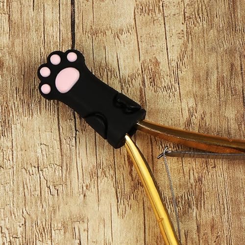 Opexicos 12 peças de capa protetora de silicone para pinças, tesouras de unha, ferramenta de pedicur