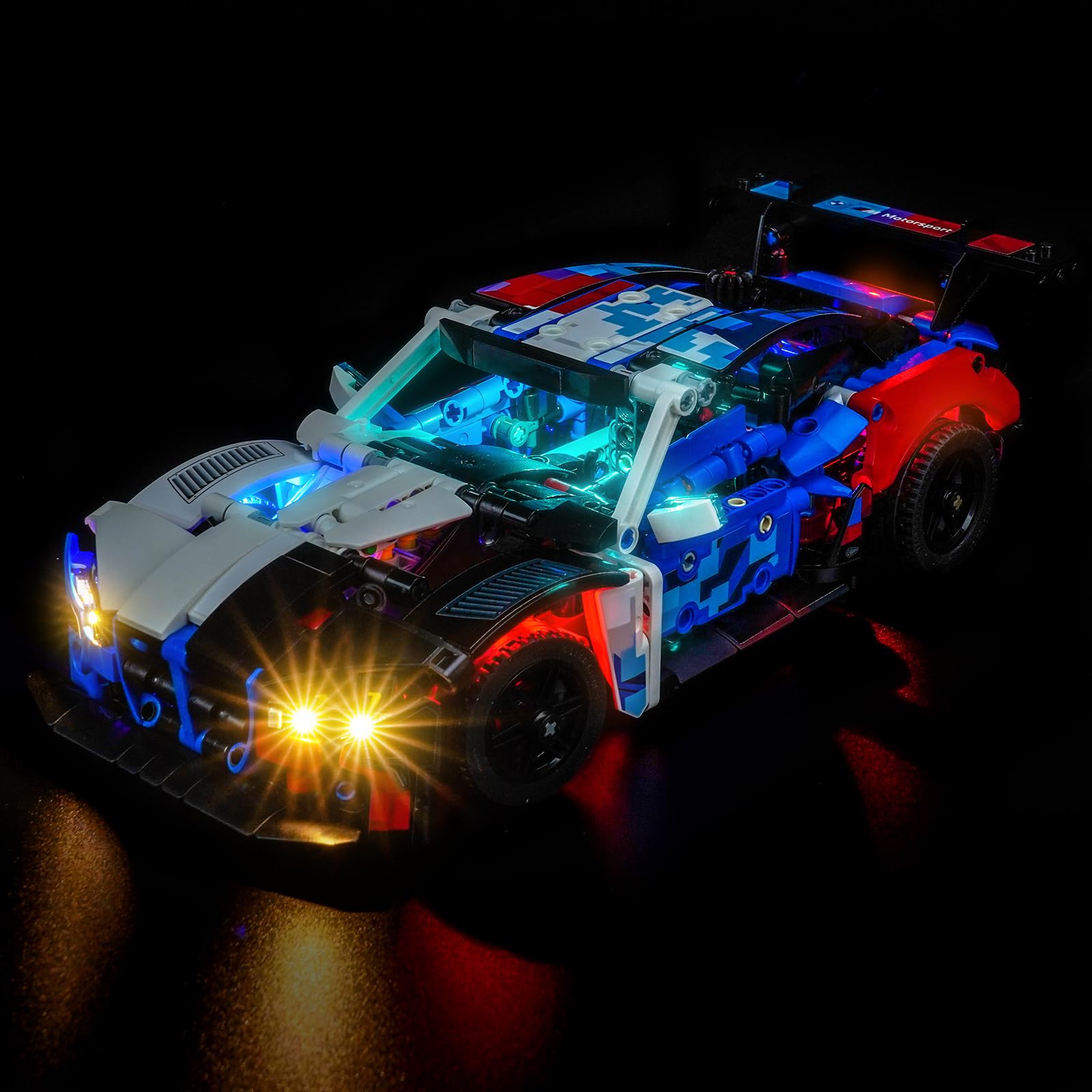 Light Kit Compatible with Lego 42226 BMW M4 GT3 EVO Race Car (No Model), Decoration Lighting Set Compatible with Lego BMW M4 GT3 EVO Race Car Building Blocks Model