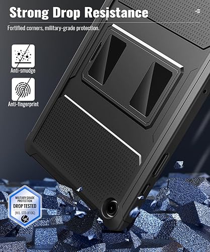 Miniatura 4 de MoKo Case Fit Samsung Galaxy Tab A9 Plus de 11 pulgadas 2023 (SM-X210X216X218), a prueba de golpes, cuerpo completo, resistente, con protector de