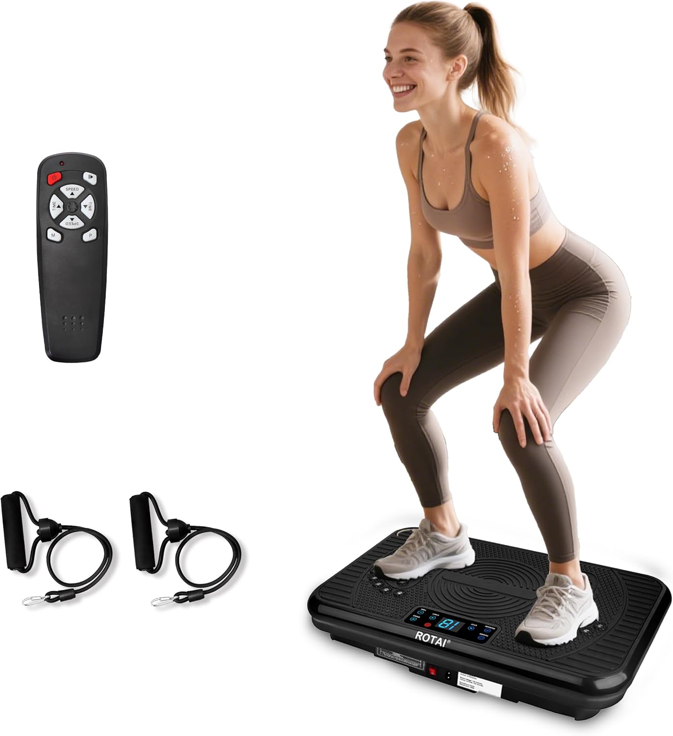 Shake Plate Vibration Exercise Machine for Lymphatic Drainage Massager