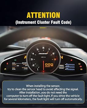 OCPTY ABS Wheel Speed Sensor Front Left for Ford Edge 2007-2014